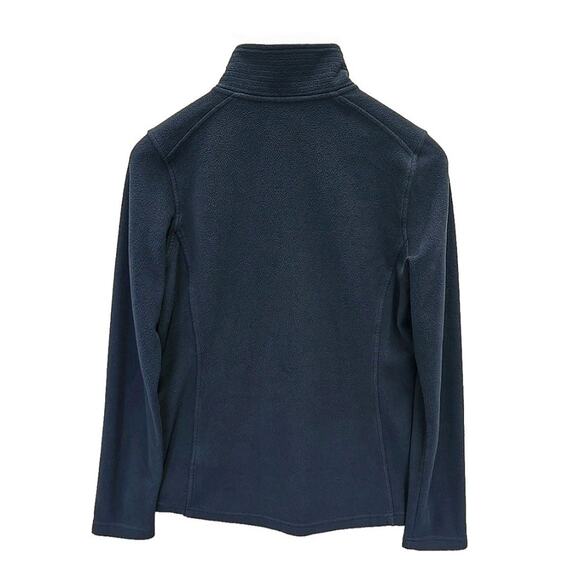 The North Face Jacket Womens M Navy Blue 1/4 Zip Glacier Fleece Pullover Sweater - Picture 2 of 8